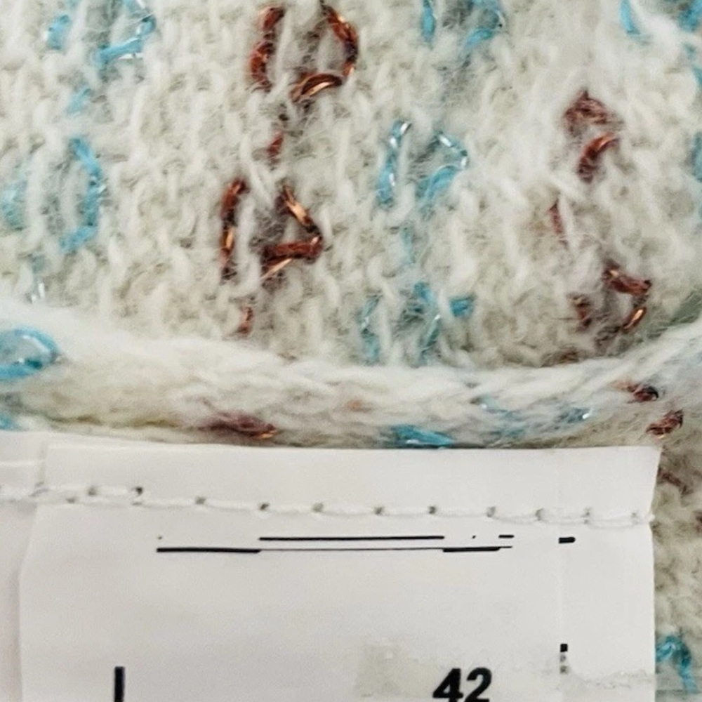 Missoni Ivory virgin wool sweater SZ 42/US 4-6 ITALY - Picture 6 of 7
